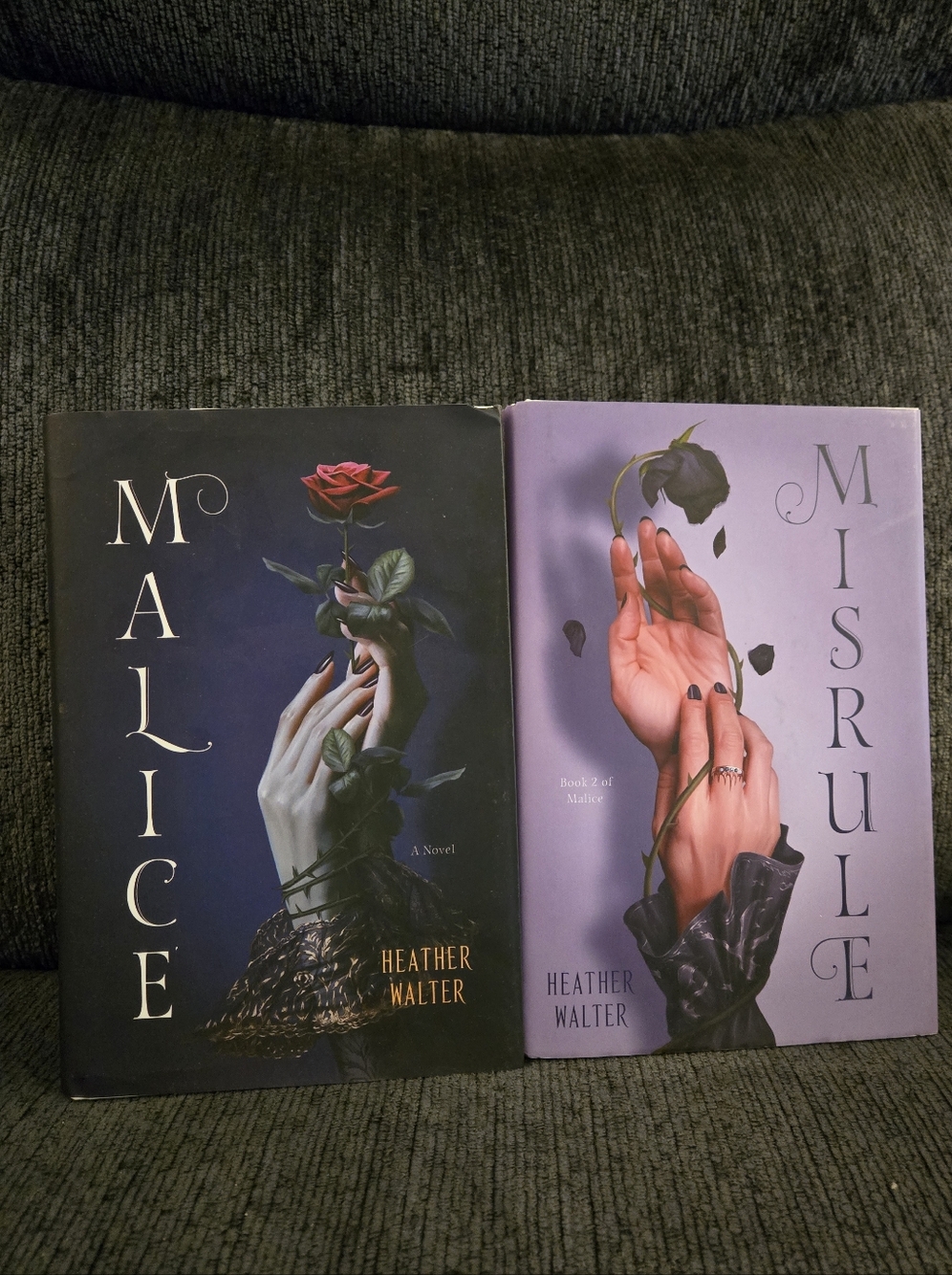Heather Walter Malice & Misrule Hardcover Set - Dark Rose Artwork